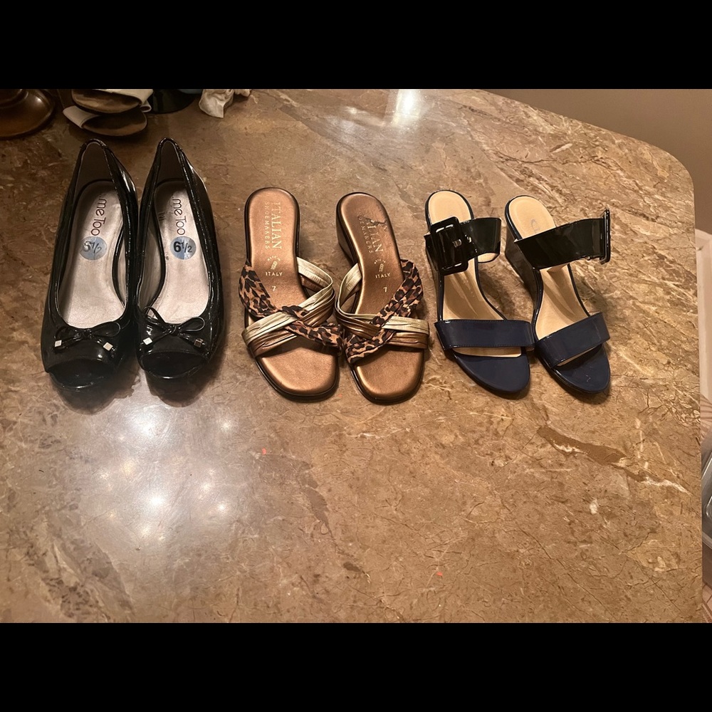 Brand new lot  of wedges CL laundry Italian shoemaker and me too
